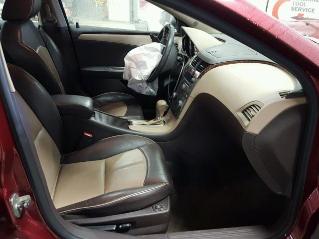 1G1ZE5E11BF179665 - 2011 CHEVROLET MALIBU LTZ Tünd qırmızı foto 5
