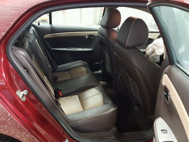 1G1ZE5E11BF179665 - 2011 CHEVROLET MALIBU LTZ Tünd qırmızı foto 6