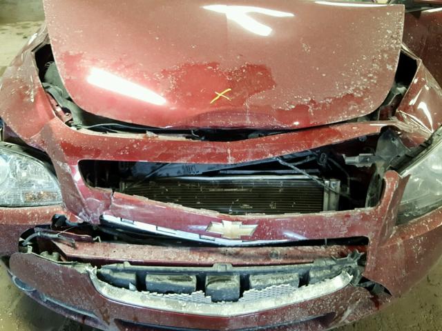 1G1ZE5E11BF179665 - 2011 CHEVROLET MALIBU LTZ Tünd qırmızı foto 7