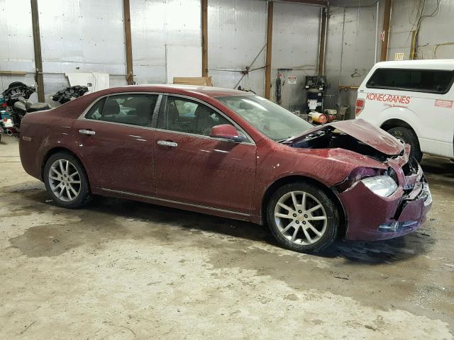 1G1ZE5E11BF179665 - 2011 CHEVROLET MALIBU LTZ Tünd qırmızı foto 9