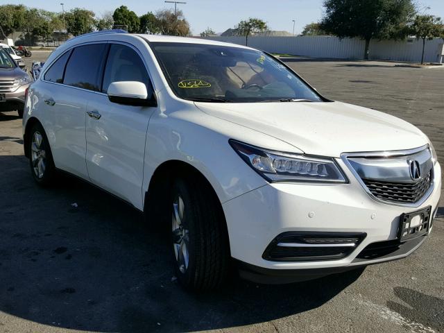 5FRYD4H96GB018708 - 2016 ACURA MDX ADVANC WHITE photo 1