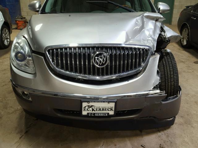 5GAEV23748J185284 - 2008 BUICK ENCLAVE CX SILVER photo 7