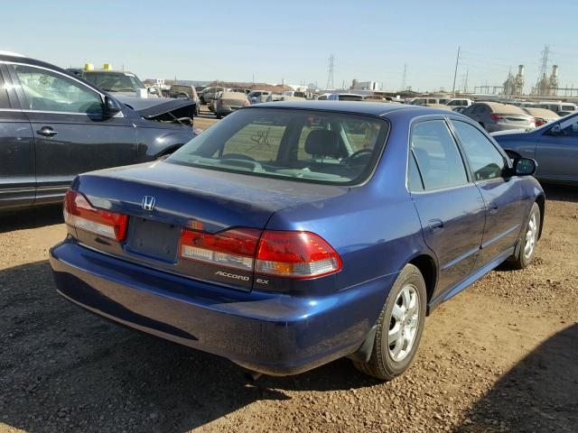 JHMCG66062C007960 - 2002 HONDA ACCORD EX BLUE photo 4