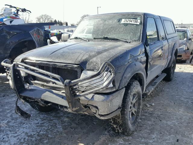 1FTZR45E36PA73887 - 2006 FORD RANGER SUP BLACK photo 2