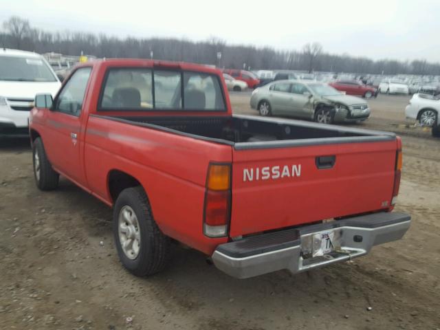 1N6SD11S3VC340801 - 1997 NISSAN TRUCK BASE RED photo 3