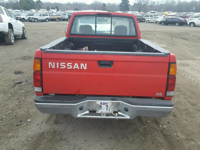 1N6SD11S3VC340801 - 1997 NISSAN TRUCK BASE RED photo 6