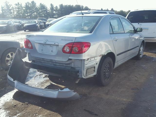 2T1BR32E96C588729 - 2006 TOYOTA COROLLA CE SILVER photo 4