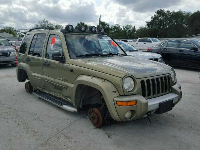 1J4GK38KX2W359267 - 2002 JEEP LIBERTY RE GREEN photo 1