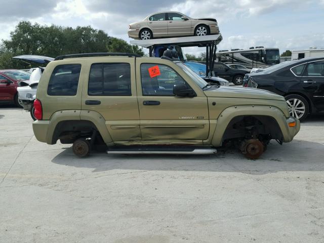 1J4GK38KX2W359267 - 2002 JEEP LIBERTY RE GREEN photo 9