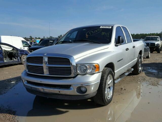 1D7HA18D95S188421 - 2005 DODGE RAM 1500 S SILVER photo 2