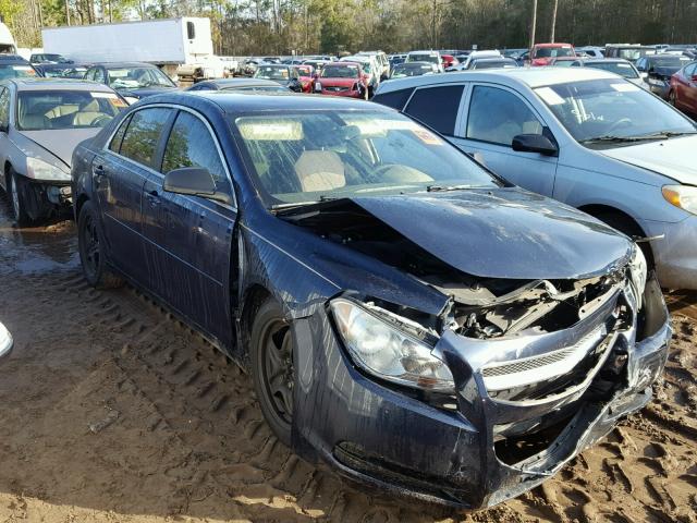 1G1ZB5EB3A4147151 - 2010 CHEVROLET MALIBU LS BLUE photo 1