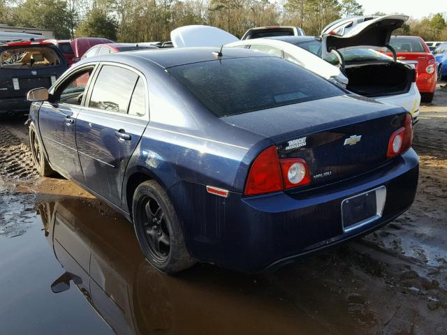 1G1ZB5EB3A4147151 - 2010 CHEVROLET MALIBU LS BLUE photo 3