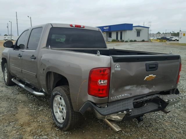 3GCPCSE09CG275277 - 2012 CHEVROLET SILVERADO BROWN photo 3