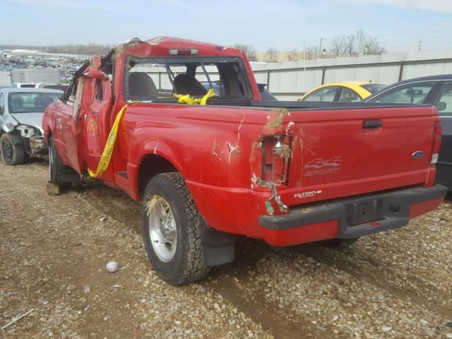 1FTZR15V4YPA76721 - 2000 FORD RANGER SUP RED photo 3