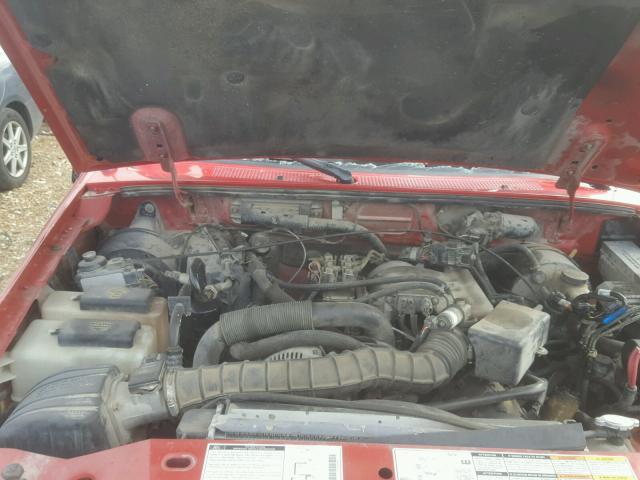 1FTZR15V4YPA76721 - 2000 FORD RANGER SUP RED photo 7
