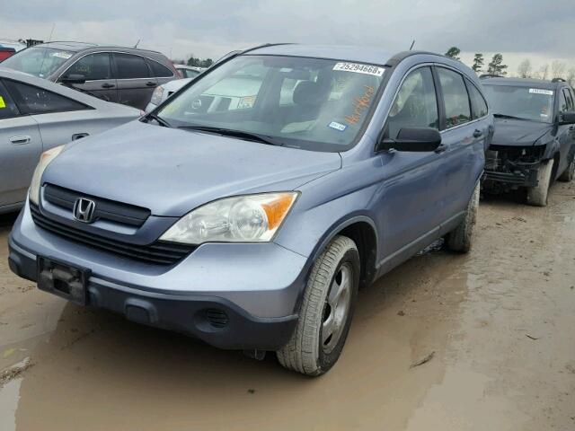 JHLRE383X7C049033 - 2007 HONDA CR-V LX BLUE photo 2