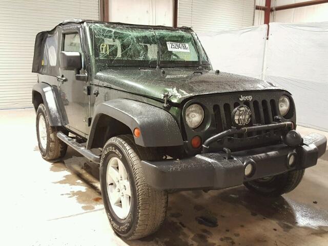 1J4AA2D12AL230181 - 2010 JEEP WRANGLER S GREEN photo 1