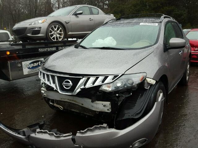 JN8AZ18U59W103534 - 2009 NISSAN MURANO S GRAY photo 2