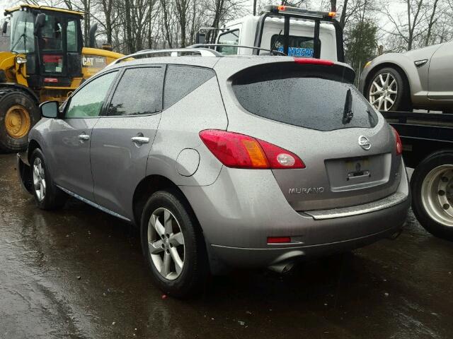 JN8AZ18U59W103534 - 2009 NISSAN MURANO S GRAY photo 3