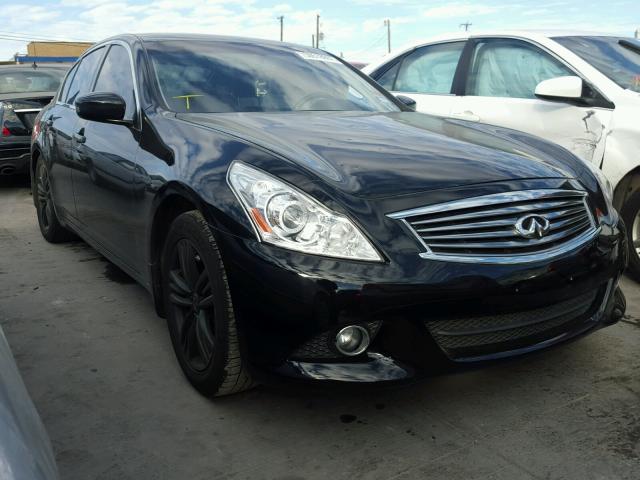 JN1CV6AP0DM720011 - 2013 INFINITI G37 BASE BLACK photo 1