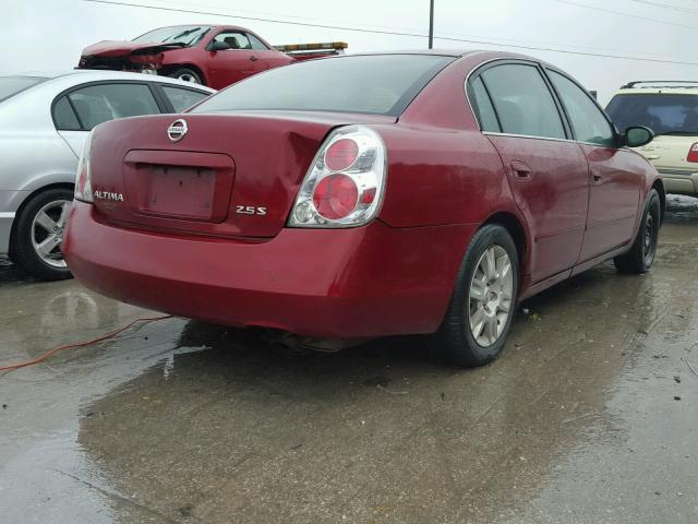 1N4AL11D35N431578 - 2005 NISSAN ALTIMA S RED photo 4