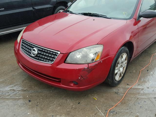 1N4AL11D35N431578 - 2005 NISSAN ALTIMA S RED photo 9