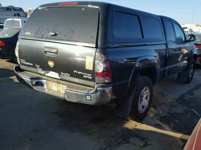 5TETX62N09Z642364 - 2009 TOYOTA TACOMA PRE BLACK photo 4