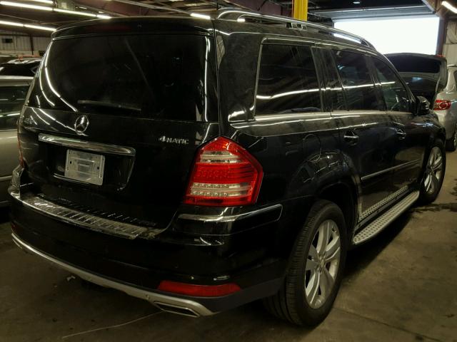 4JGBF7BE2CA799007 - 2012 MERCEDES-BENZ GL 450 4MA BLACK photo 4