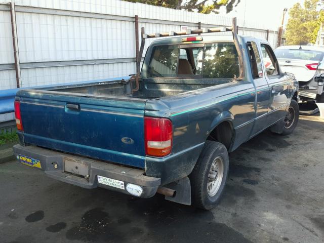 1FTCR14A6VPB41536 - 1997 FORD RANGER SUP GREEN photo 4