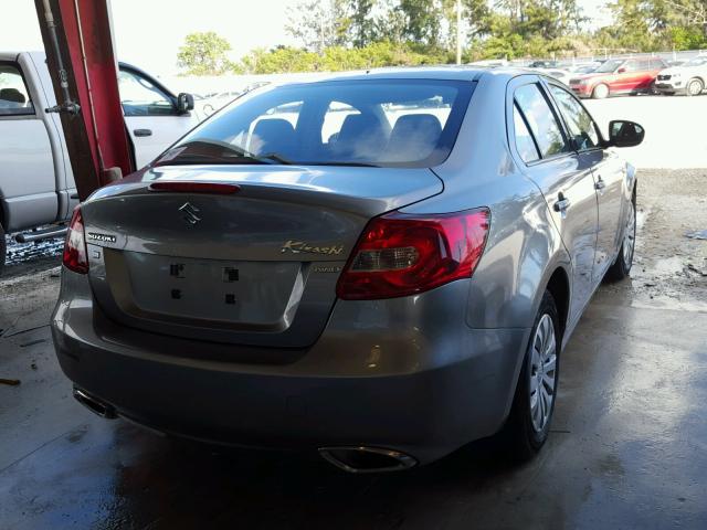 JS2RF9A19B6110083 - 2011 SUZUKI KIZASHI S GRAY photo 4