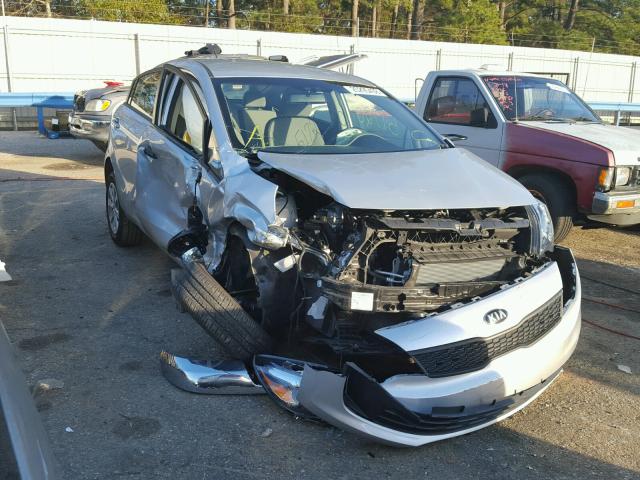 KNADM4A32G6575730 - 2016 KIA RIO LX SILVER photo 1