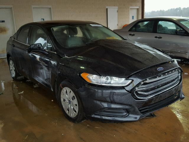 3FA6P0G77DR265681 - 2013 FORD FUSION S BLACK photo 1