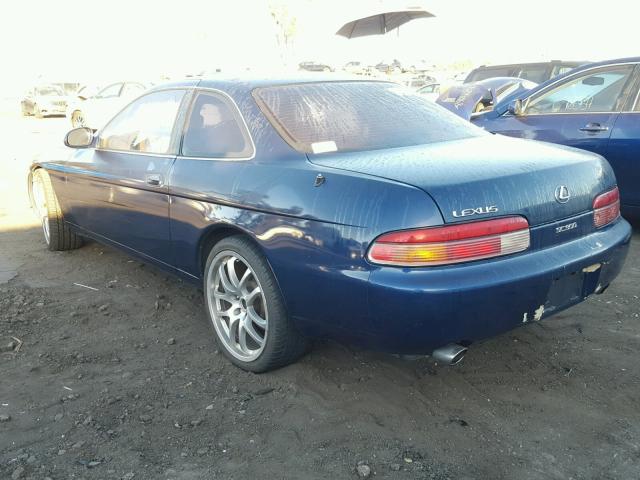 JT8JZ31C8S0032118 - 1995 LEXUS SC 300 BLUE photo 3