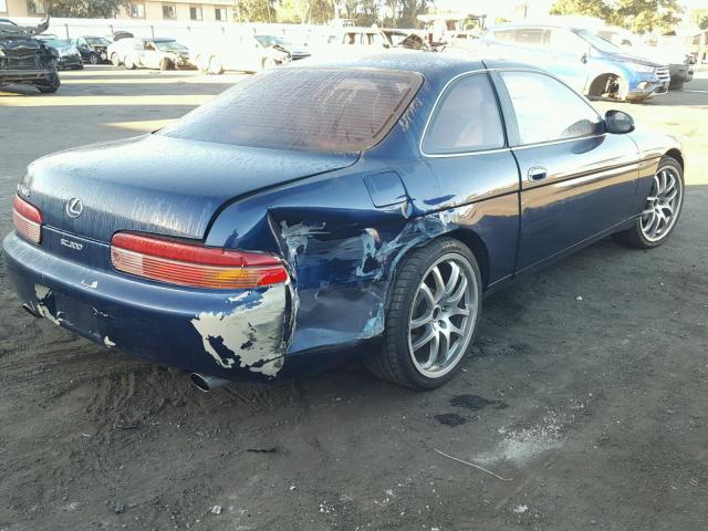 JT8JZ31C8S0032118 - 1995 LEXUS SC 300 BLUE photo 4