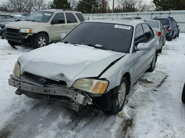 4S3BE625347210966 - 2004 SUBARU LEGACY L S SILVER photo 2