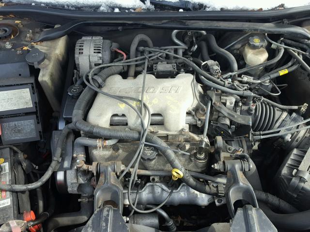 2G1WF52E739376583 - 2003 CHEVROLET IMPALA BLACK photo 7