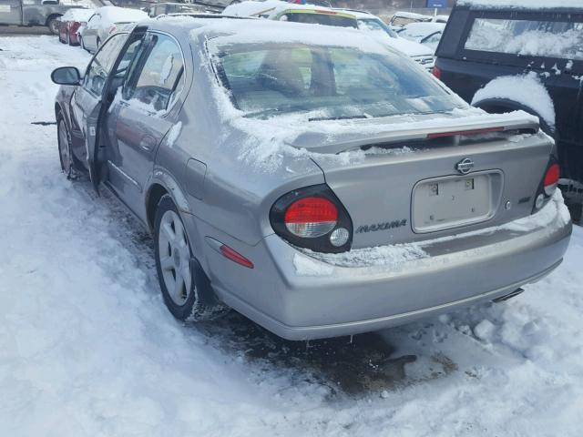 JN1CA31A4YT012474 - 2000 NISSAN MAXIMA GLE BEIGE photo 3