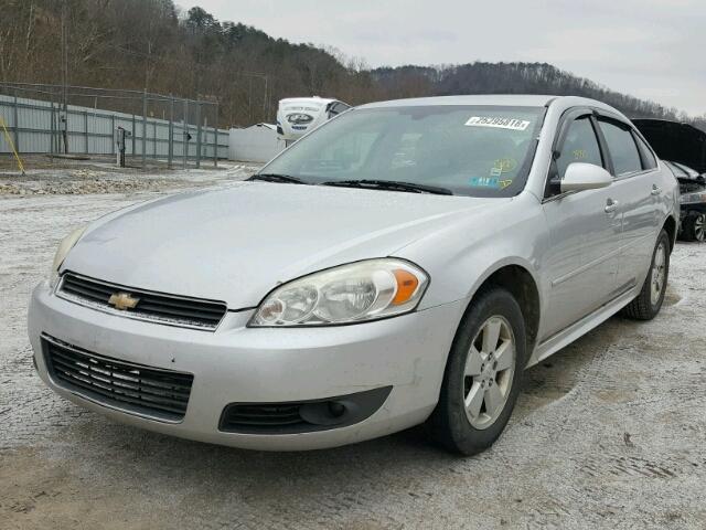 2G1WG5EK1B1134254 - 2011 CHEVROLET IMPALA LT SILVER photo 2