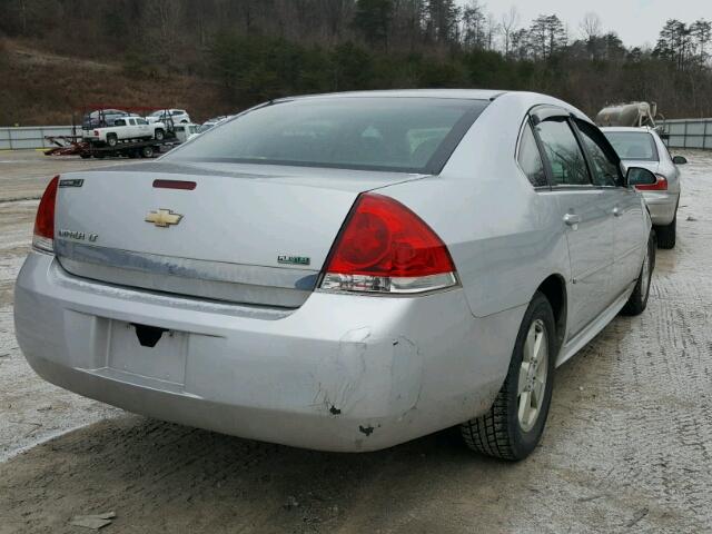 2G1WG5EK1B1134254 - 2011 CHEVROLET IMPALA LT SILVER photo 4