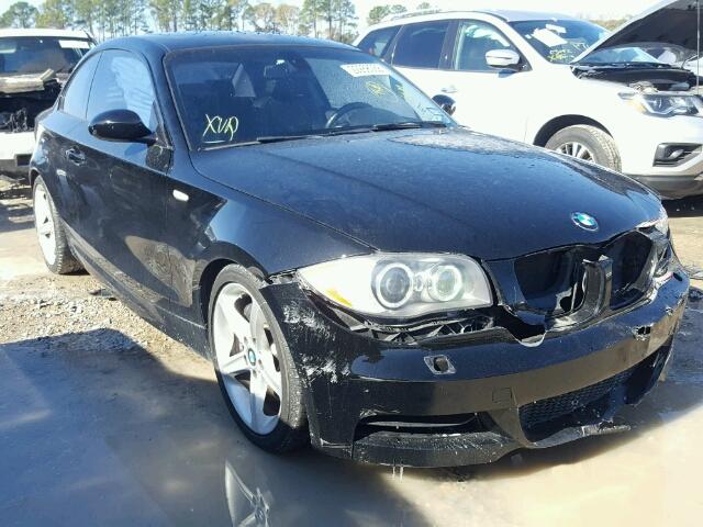 WBAUC73518VF25687 - 2008 BMW 135 I BLACK photo 1