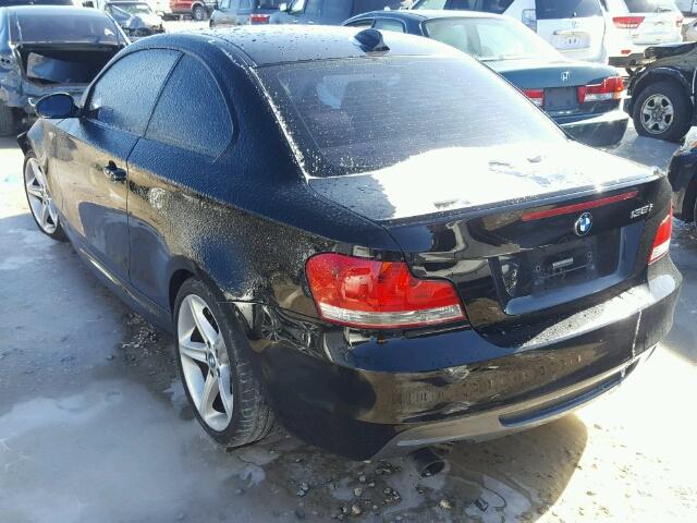 WBAUC73518VF25687 - 2008 BMW 135 I BLACK photo 3