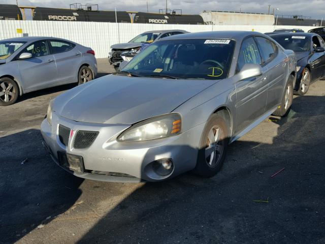 2G2WP552581100595 - 2008 PONTIAC GRAND PRIX SILVER photo 2