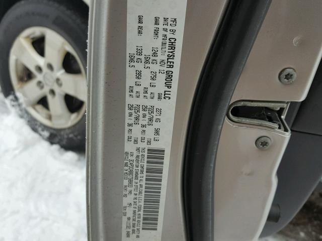 3C4PDCAB8DT588033 - 2013 DODGE JOURNEY SE SILVER photo 10