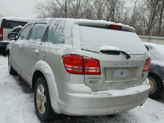 3C4PDCAB8DT588033 - 2013 DODGE JOURNEY SE SILVER photo 3