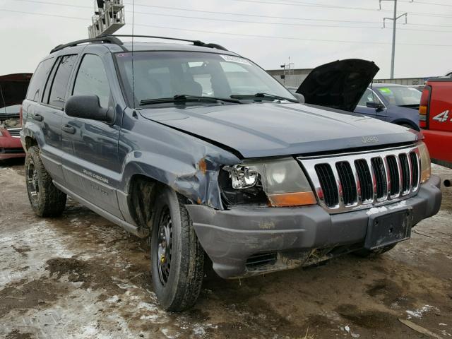 1J4GW48S11C640884 - 2001 JEEP GRAND CHER BLUE photo 1