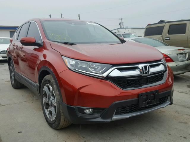 5J6RW1H50HL007563 - 2017 HONDA CR-V EX RED photo 1