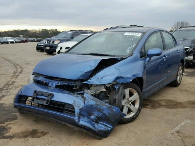 1HGFA15866L010116 - 2006 HONDA CIVIC EX BLUE photo 2