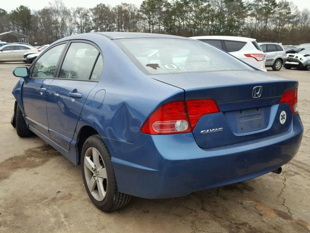 1HGFA15866L010116 - 2006 HONDA CIVIC EX ლურჯი ფოტო 3