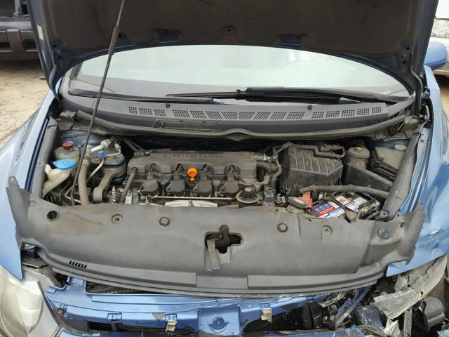 1HGFA15866L010116 - 2006 HONDA CIVIC EX BLUE photo 7