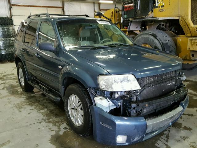 4M2CU57135DJ27221 - 2005 MERCURY MARINER BLUE photo 1